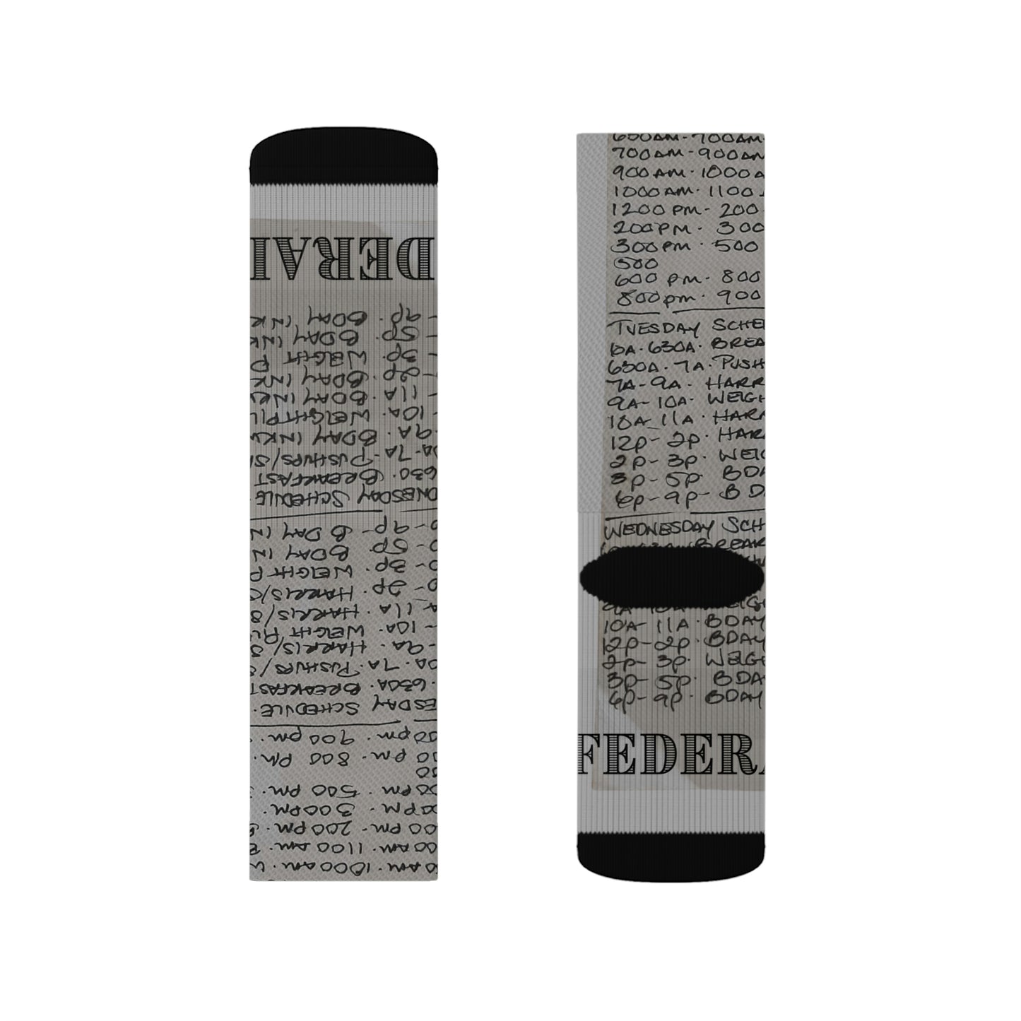 Federal Prison Journal Socks