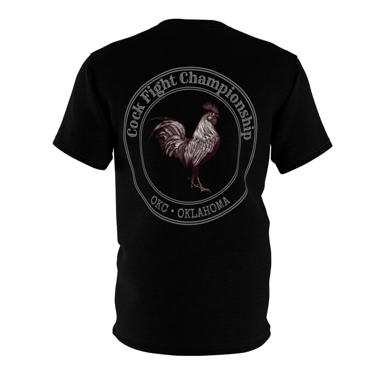 OKC Cock Fight Championship Black T Shirt