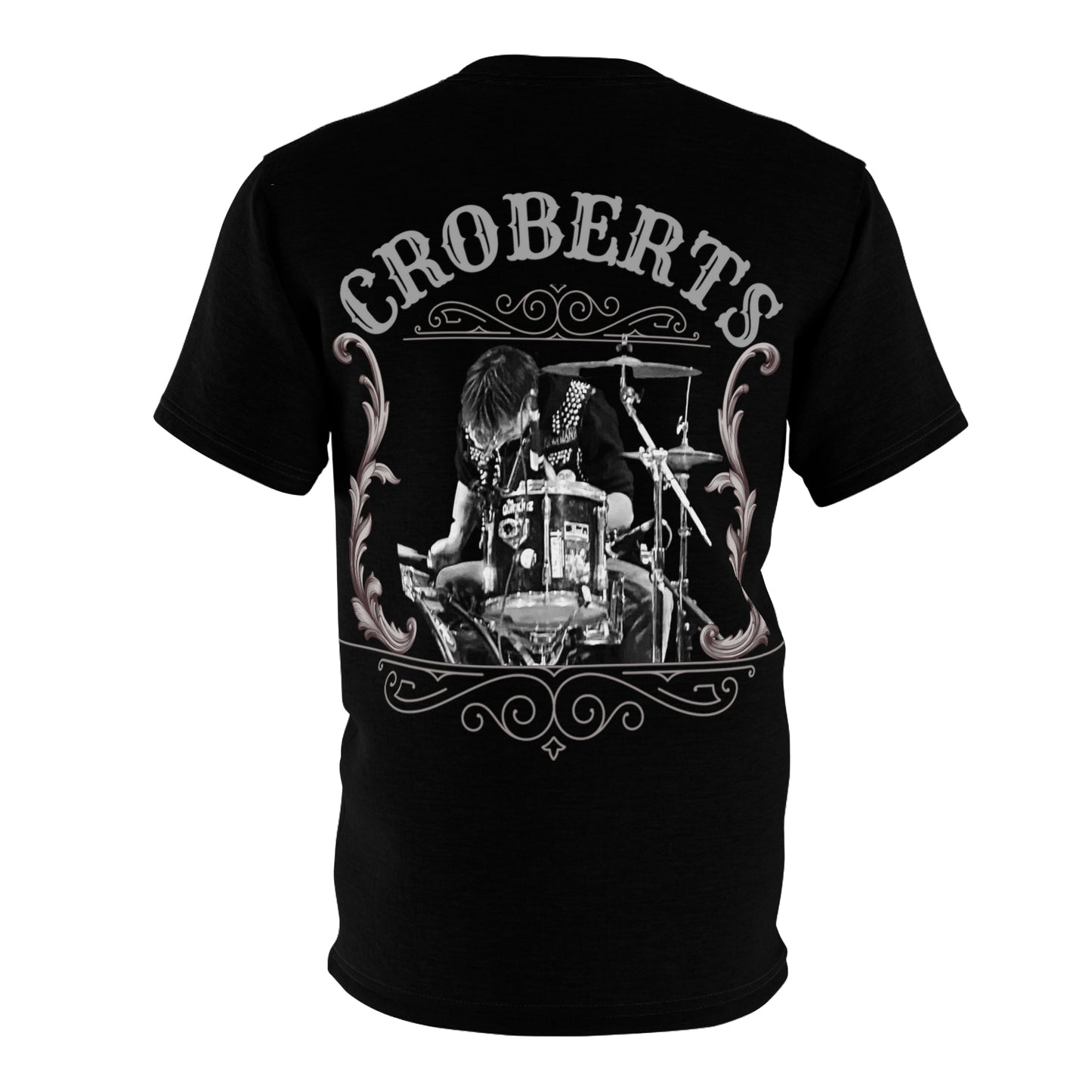 Croberts Drummer Black T Shirt