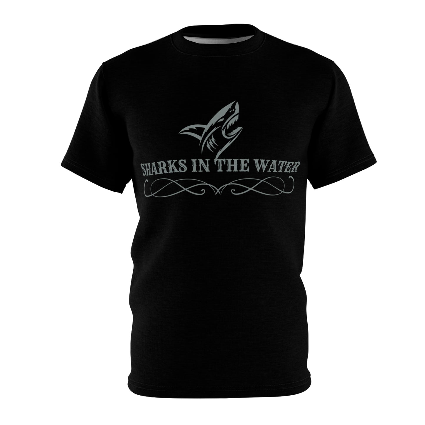 Sharks In The Water Black T Shirt