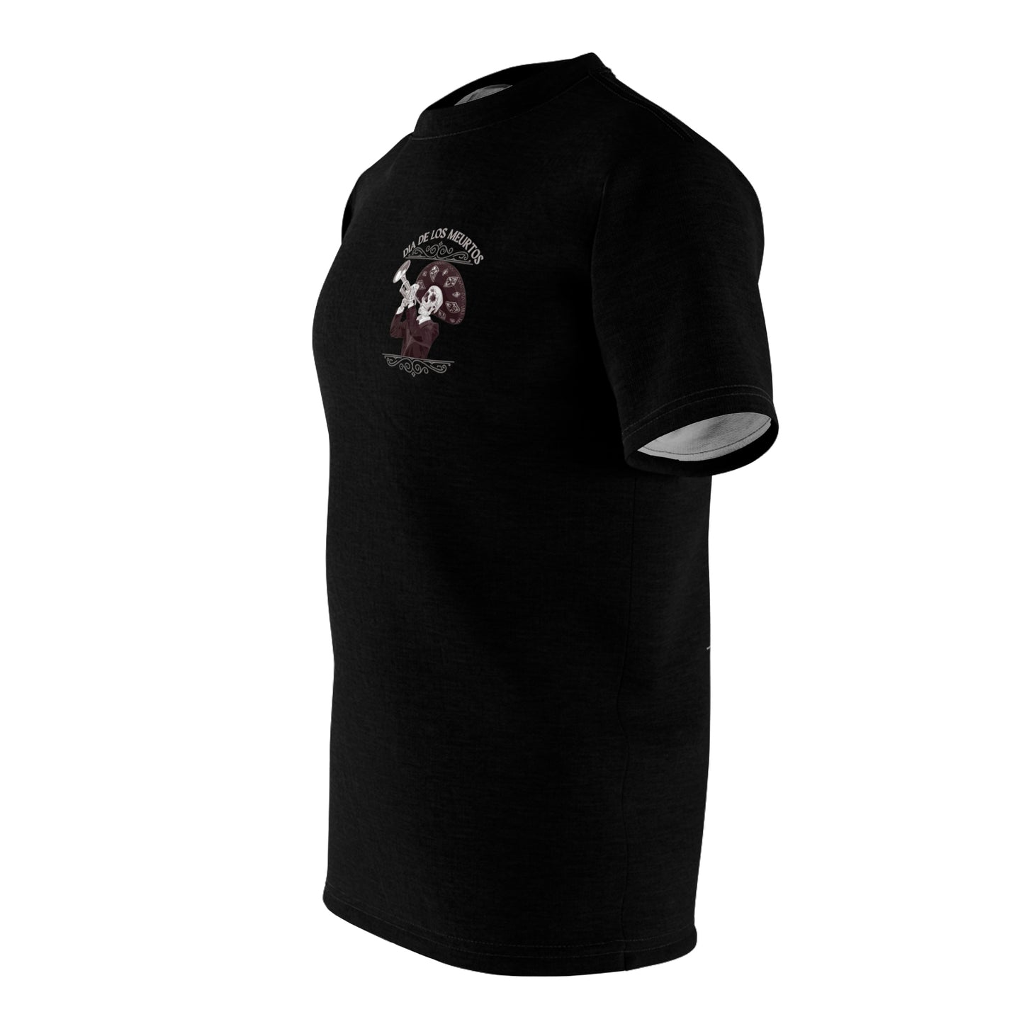 Trumpet Dia De Los Muertos Black T Shirt